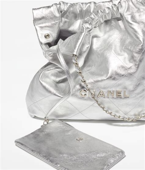 chanel 22 silver